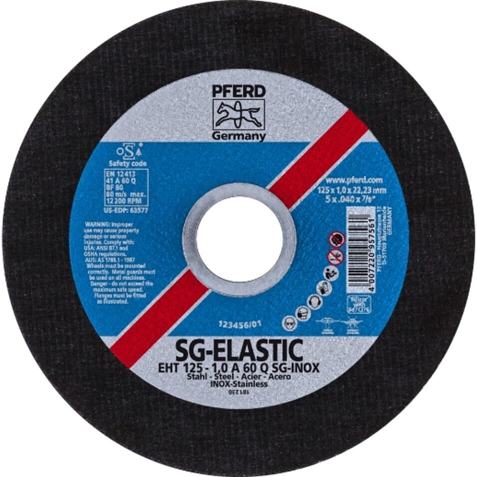 Product afbeelding Pferd doorslijpschijf EHT 125-1,0 SG CLASSIC STEELOX