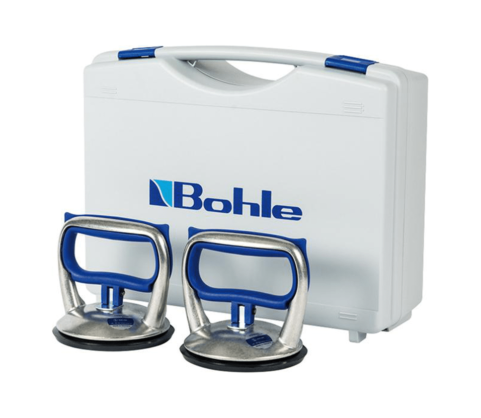 Product afbeelding Platendragerset in transportkoffer 2 stuks aluminium 1-kop 30 kg