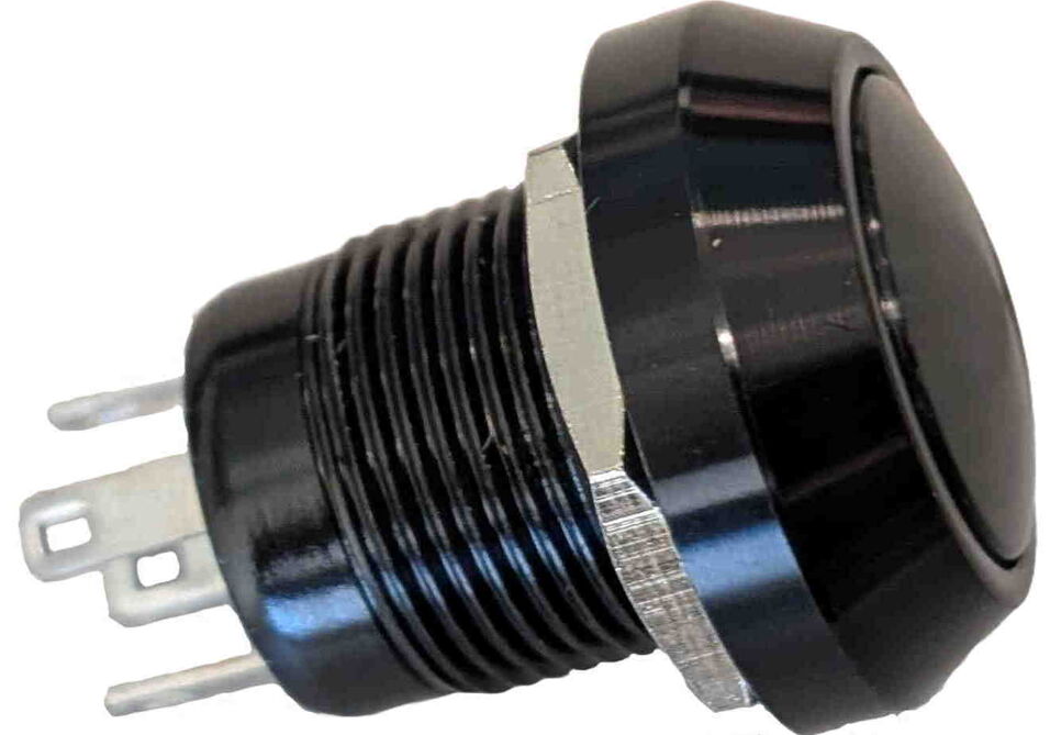 Product afbeelding Topreach HCD500-6 drukschakelaar zwart