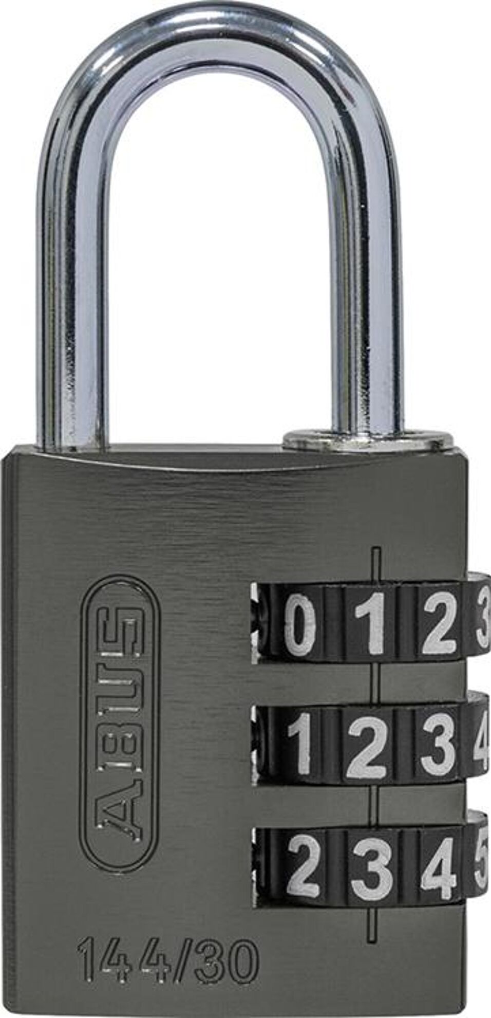 Product afbeelding ABUS hangslot cijfercode 144/30 titanium Lock-Tag