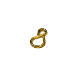 S-haak gesloten mess/vern.15x9 1.3mm