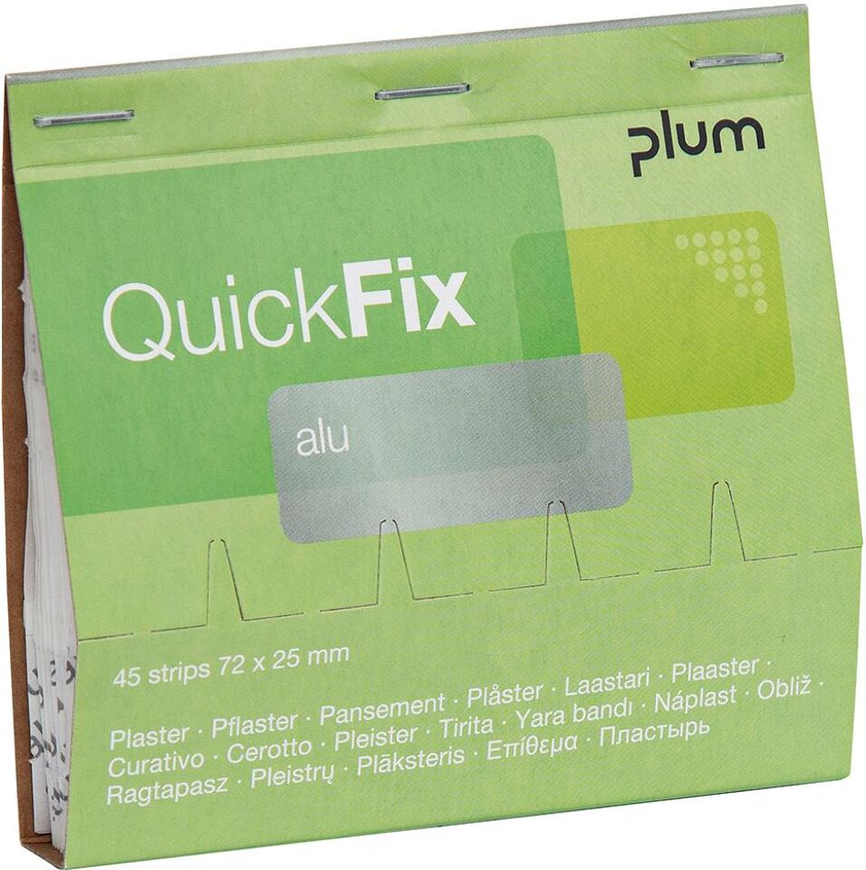 Product afbeelding QuickFix navulling aluminium45 pleisters