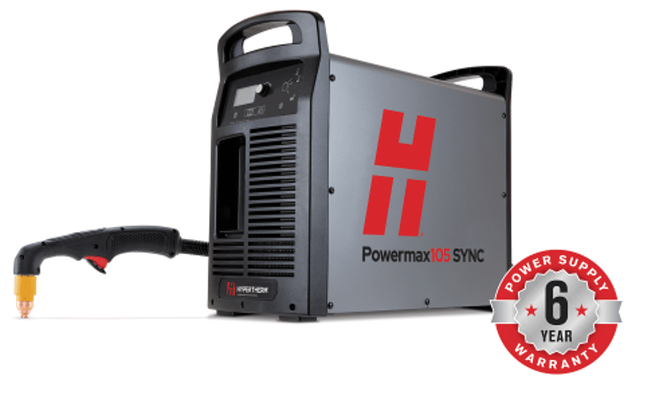 Product afbeelding Hypertherm plasmasnijder Powermax 105 SYNC met SmartSYNC handtoorts 15.2 m