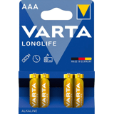 LONGLIFE batterij VARTA AAA blisterverpakking à 4 stuks 