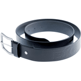 Excess lederen riem zwart lengte 100cm