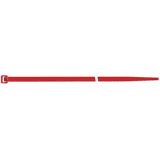 Kabelbinder nylon rood    100x2,5 100 st