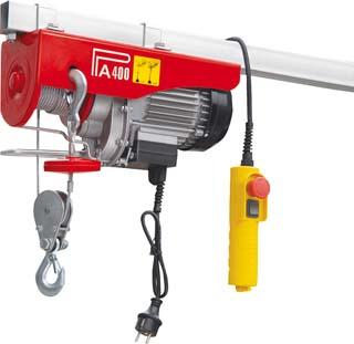 Elektrische staaldraadtakel 400/800kg