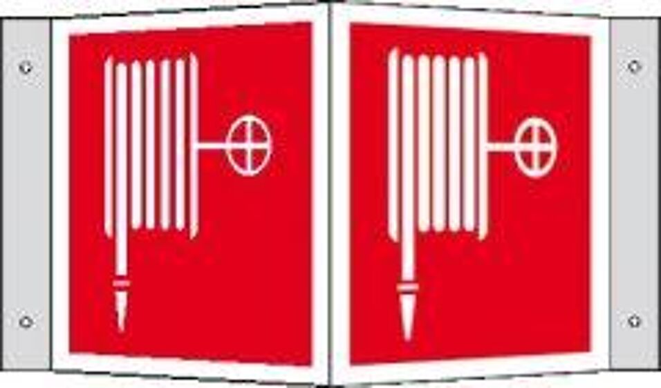 Product afbeelding Bord blusslang hoek            200x200mm