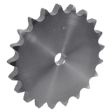 Plaatwiel simplex 1" Z=17