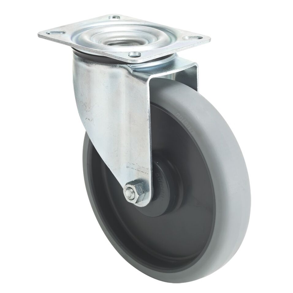 Product afbeelding Colson zwenkwiel JPPF met topplaat 100 x 32mm 150kg