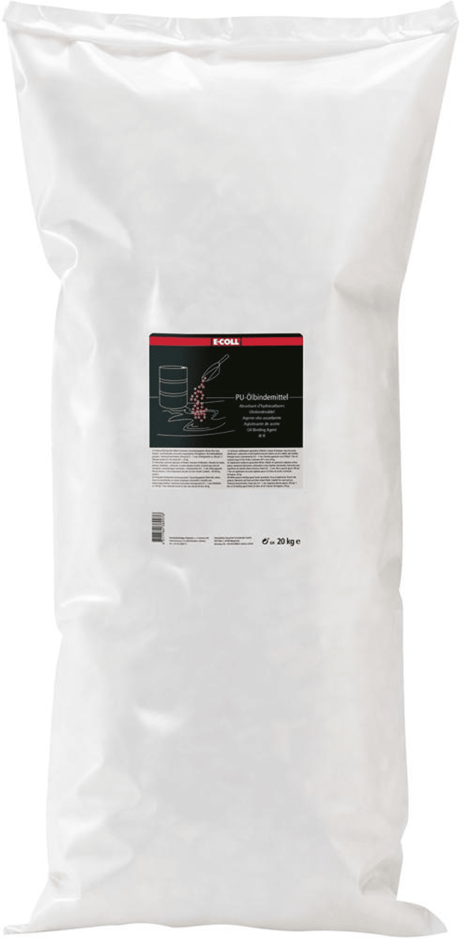 Product afbeelding E-Coll oliebindmiddel zak a 20kg - 40l