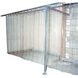 Cepro slijpgordijn clear-220 x 140