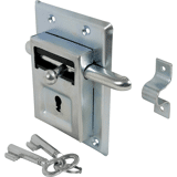 Opleg-grendelslot verzinkt L+R      40mm