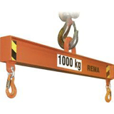 Traverse met 2 vaste haken 1000 mm 1000 kg