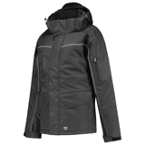 Parka midi donker grijs