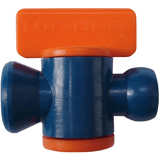 Loc-Line Koelmiddel- scharnierslang-afsluitkraan 1/2" 2-delig