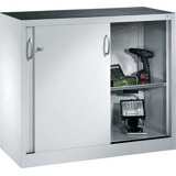Schuifdeurkast ral7035