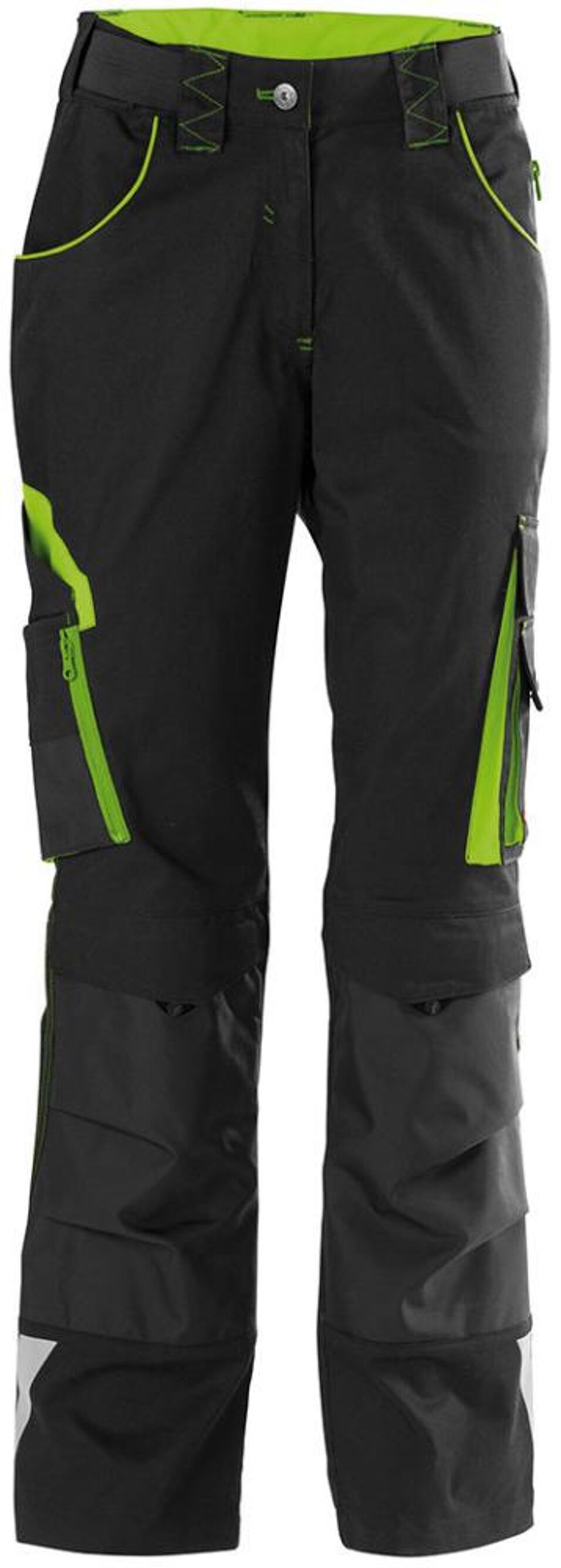 Product afbeelding Fortis werkbroek 24 zwart/groen maat 54