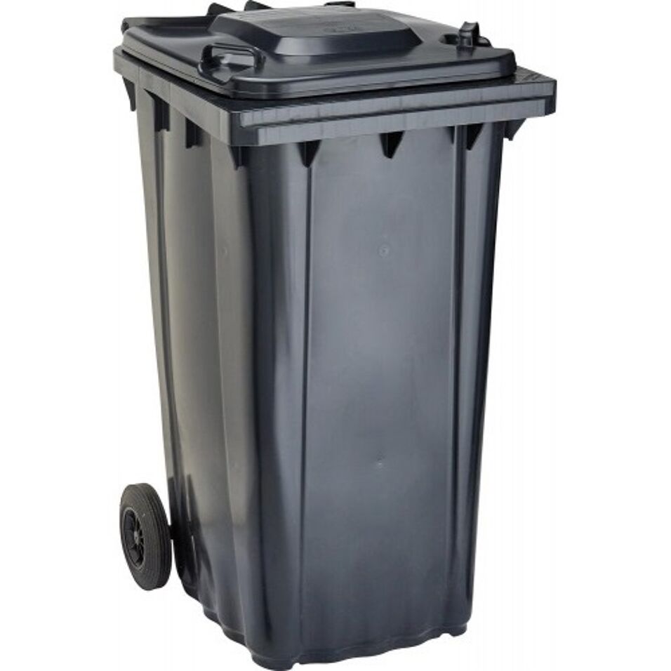 Product afbeelding Afvalcontainer kunststof grijs 240 liter