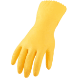 Huishoudhandschoen geel