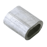 Persklem standaard EN 13411-3, aluminium 2.5mm