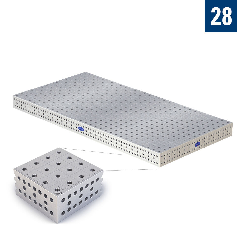 Product afbeelding Demmeler opspantafel PE 3000x1500x200 mm