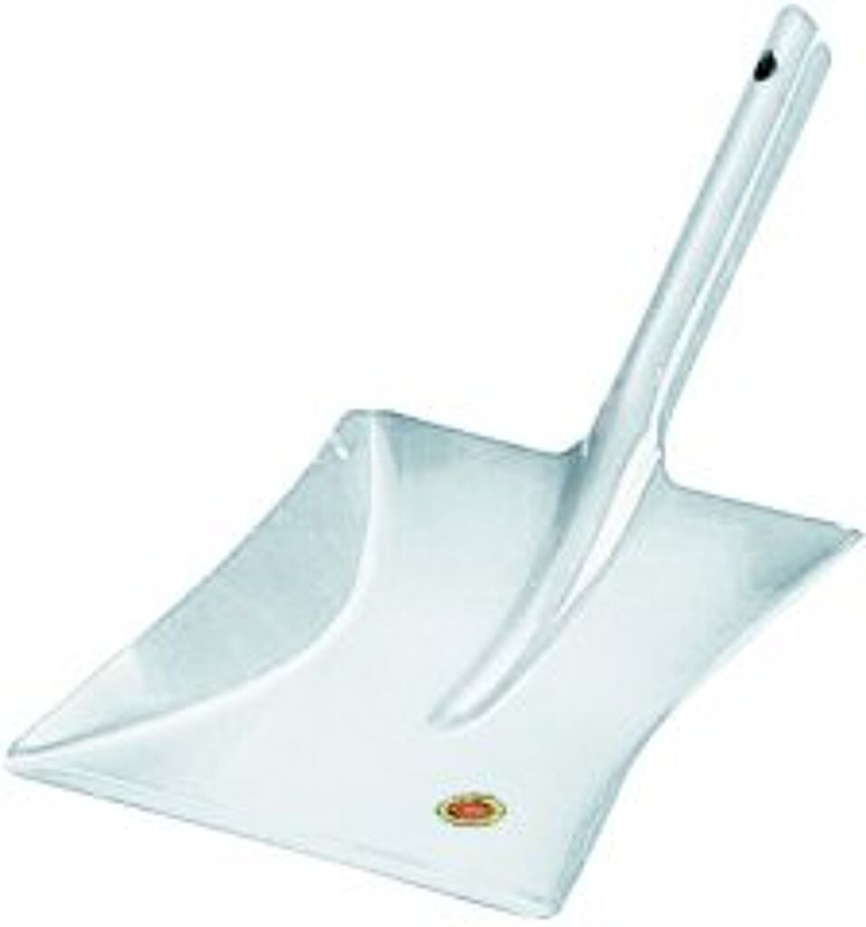 Product afbeelding Nolle Stofblik metaal wit gelakt, met steelklem 24cm