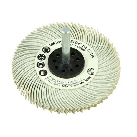 3M Scotch-Brite Shaft Mounted Bristle Schijf BB-ZS, Type C, 76mm, P120