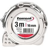 Format rolmaat verchroomd 19mmx5m