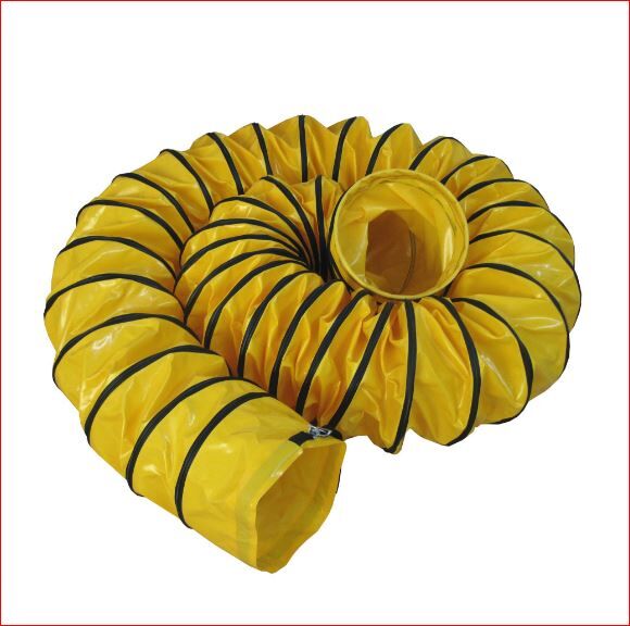 Clark ventilatieslang 6" geel 6m in tas