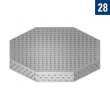 Demmeler 3D-werktafel okto SW 1500x200mm