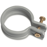 Beugelband PVC-U 100 mm grijs