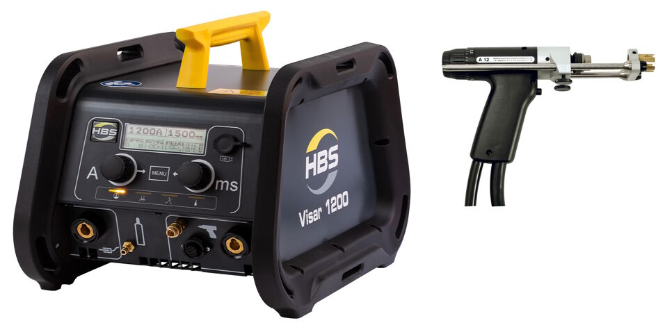 Product afbeelding HBS stiftlasmachine Visar 1200 met laspistool