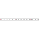 BMI zelfklevend meetband wit 5m x 13mm