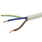 Aansluitkabel wit    vmvl-2 x 0.75
