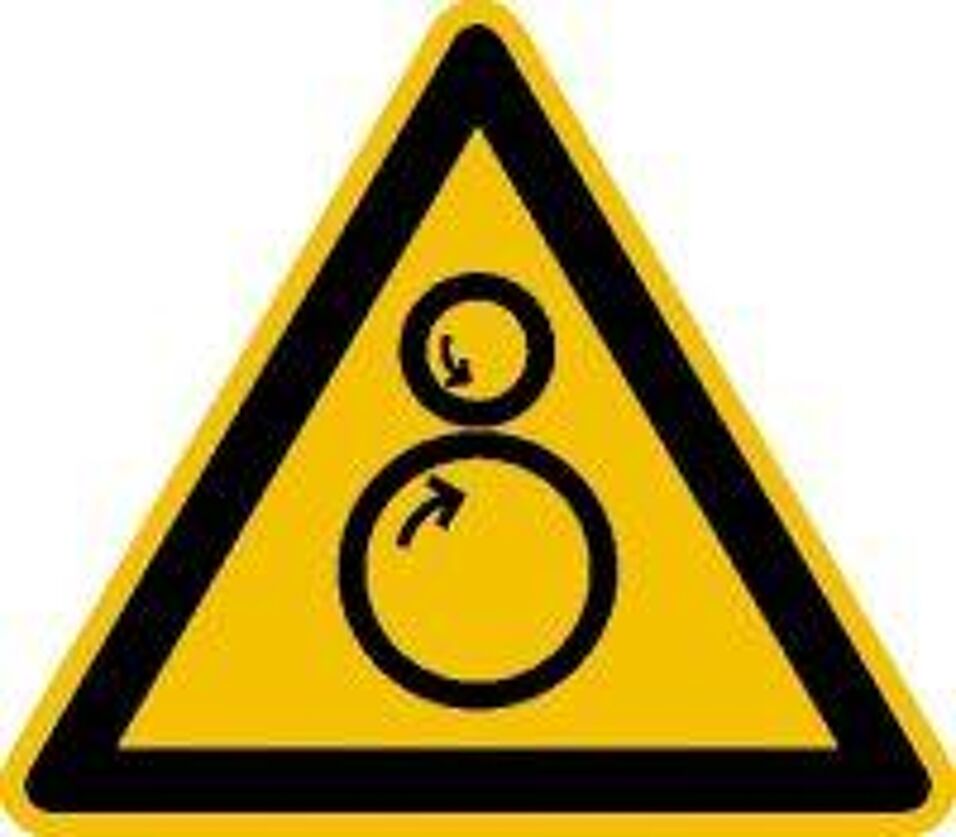 Product afbeelding Bord intrekgevaar                  100mm