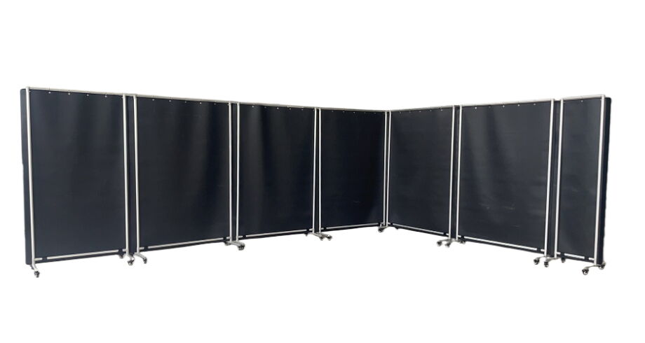 Laserpair laser- lasscherm 200 x 150cm verrijdbaar