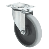 Colson zwenkwiel JPPE met topplaat 160 x 40mm 200kg