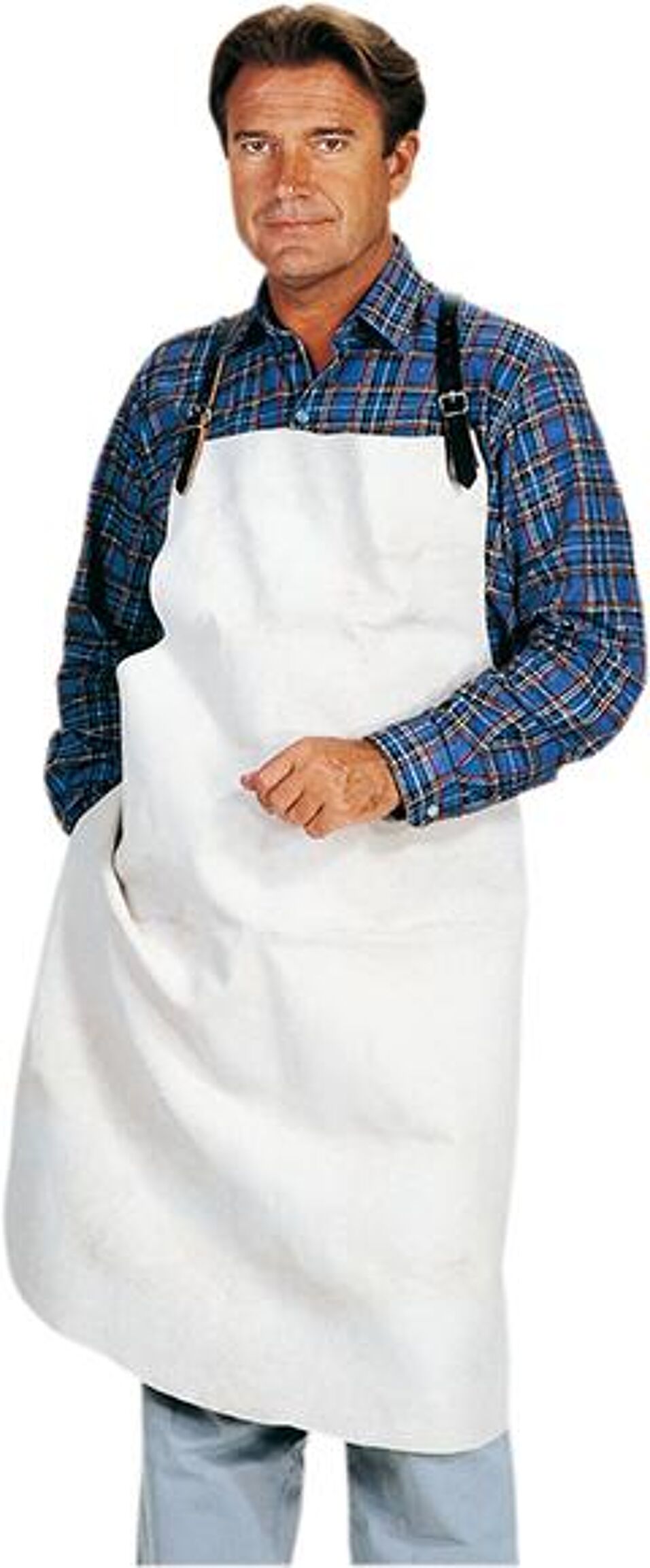 Product afbeelding Lasschort leer 80x100 cm