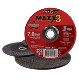 Flexovit MAXX3 afbraamschijf NQ24P 150x7.0mm T27