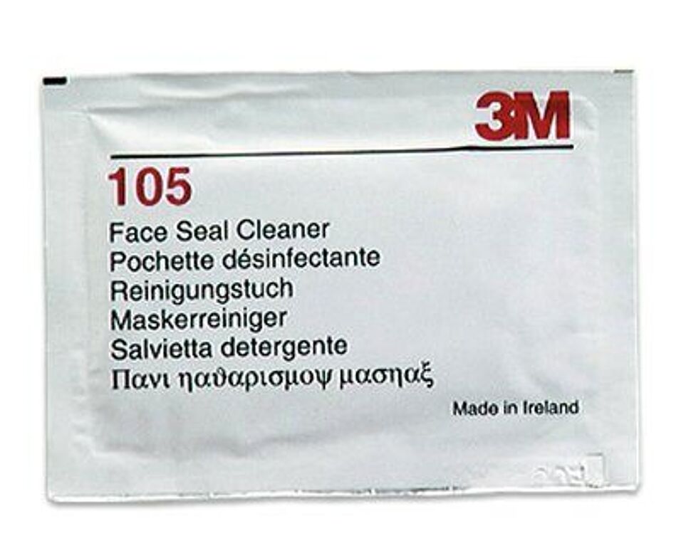 Product afbeelding 3M reinigingsdoekjes gezichtsafdichting herbruikbaar masker, 105