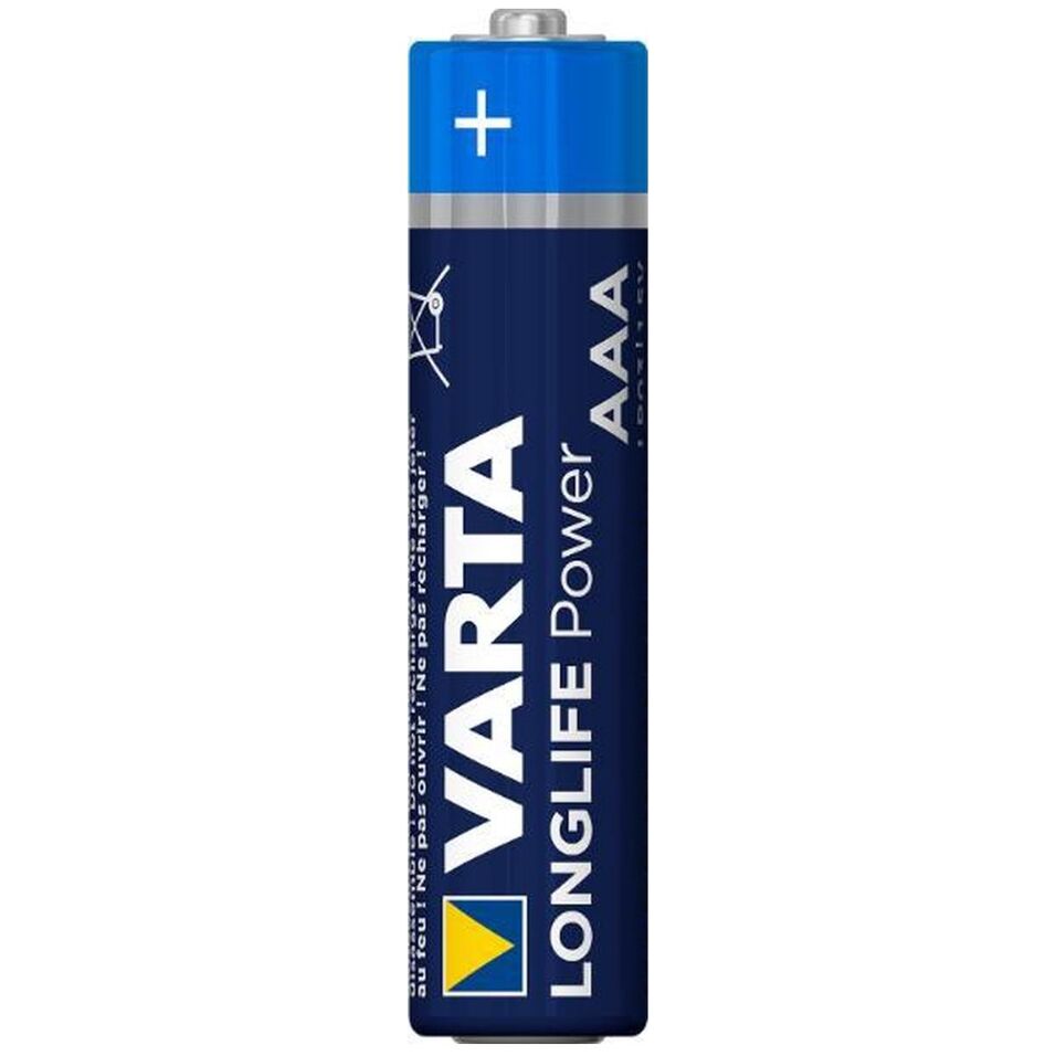 Product afbeelding Varta batterij Longlife Power Micro AAA/LR03 1,5 V a 1 stuk