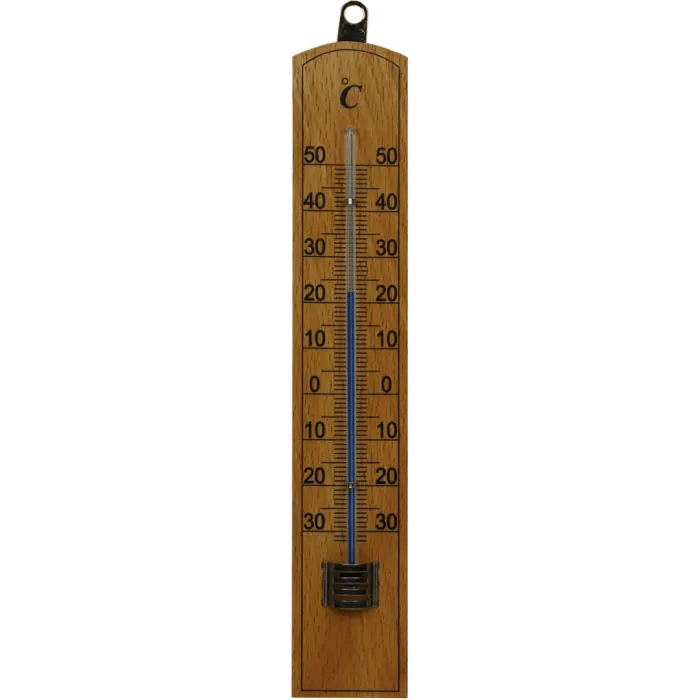 Talen Tools wandthermometer hout 20cm
