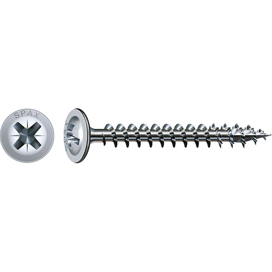 Product afbeelding Achterwandschroef ABC-SPAX Pozidrive Elvz - 4x30 mm