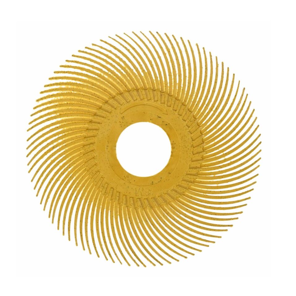 Product afbeelding 3M Scotch-Brite Radial Bristle Schijf RB-ZB, 75 mm x 9,53 mm, P80