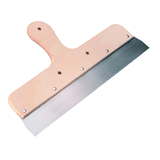 Pleistermes houten greep 400mm