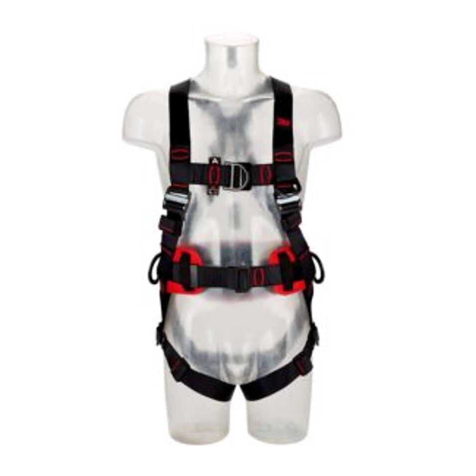 Product afbeelding 3M Protecta E200 Comfort valbeveiligingsharnas voor werkpositionering, zwart, Medium/Large, 1161628