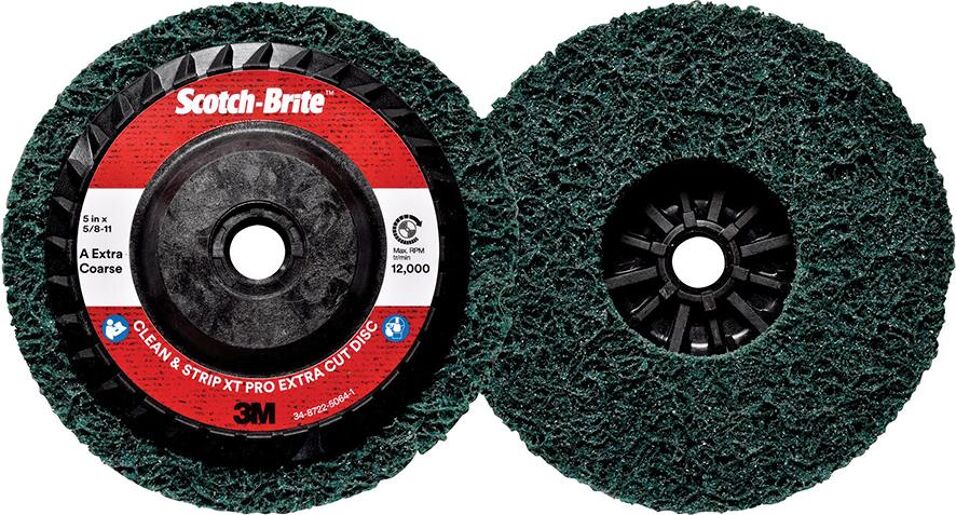 Product afbeelding 3M Scotch-Brite Clean and Strip Schijf XT-RD Pro Extra Cut, 115 mm x 22 mm, A XCRS