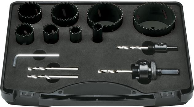 Format Gatzagen-set voor installateurs HSS-Bi 16-67mm in kunststof koffer, 12-dlg.