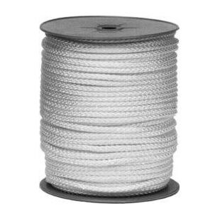 Touw nylon gevlochten wit 2mm